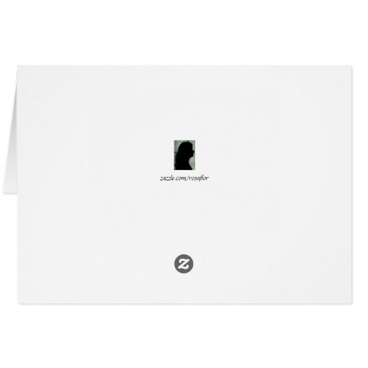 Bonbons-Karte (Rückseite Horizontal)