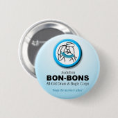 "Bonbons-" Knopf Button (Vorne & Hinten)