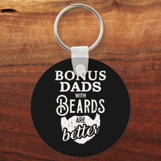 Bonbons mit Bärten sind besser Schlüsselanhänger (Vorderseite)