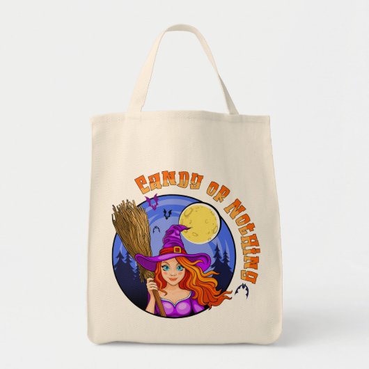 Bonbons oder Nichts Tragetasche (Vorne)