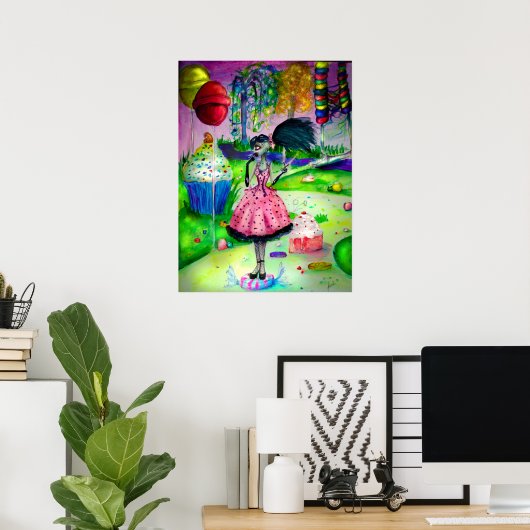 Bonbons Poster (Heimbüro)