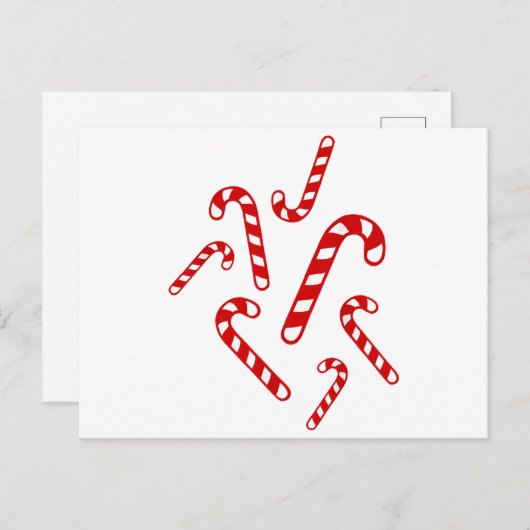 Bonbons Postkarte (Vorne/Hinten)