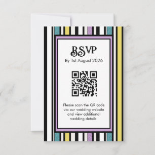 Bonbons RSVP Karte