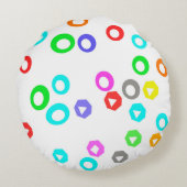 Bonbons Rundes Kissen (Rückseite)