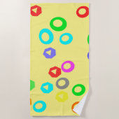 Bonbons Strandtuch (Vorderseite)