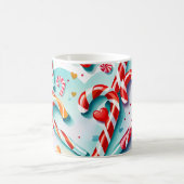 Bonbons und Herz Kaffeetasse (Mittel)