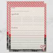 Bonbons und scharfe Kakaorezepte Beilagen (Vorne/Hinten)