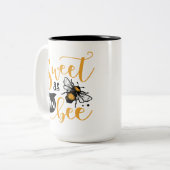 Bonbons Wortart hinzufügen Zweifarbige Tasse (Vorderseite Links)