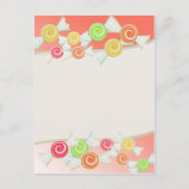 Bonbontropfen Postkarte (Vorderseite)