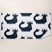 Boncuk Meran Beach Handtuch (Vorderseite)