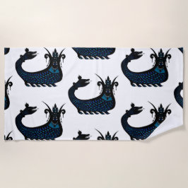 Boncuk Meran Beach Handtuch