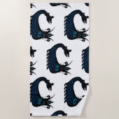 Boncuk Meran Beach Handtuch (Vorderseite)