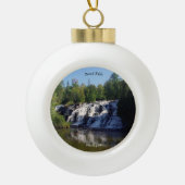 Bond Falls Ball oder Snowflake Ornament (Vorderseite)