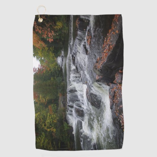 Bond Falls Cascades Golf Handtuch (Vorderseite)