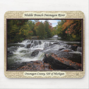 Bond Falls Cascades Mousepad
