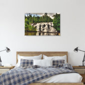 Bond Falls, Michigan Leinwanddruck (Insitu (Schlafzimmer))