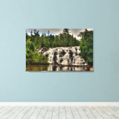 Bond Falls, Michigan Leinwanddruck (Insitu (Holzboden))