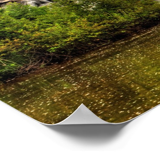 Bond Falls, Michigan. Poster (Ecke)