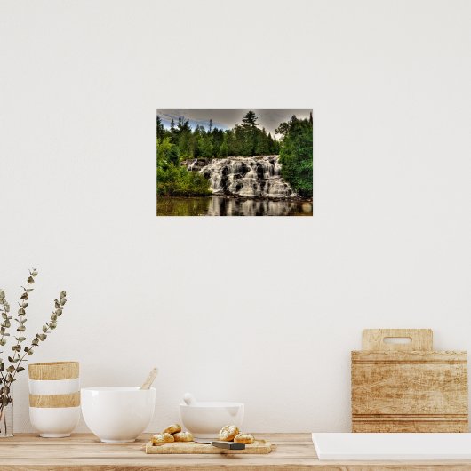 Bond Falls, Michigan. Poster (Küche)
