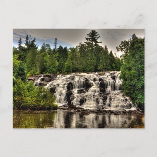 Bond Falls, Michigan Postkarte (Vorderseite)
