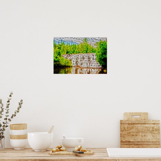 Bond Falls, U.P., Michigan. Poster (Küche)