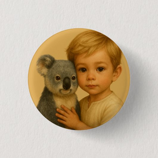 Bond of the Wild and Innocent (Koala) Button (Vorderseite)