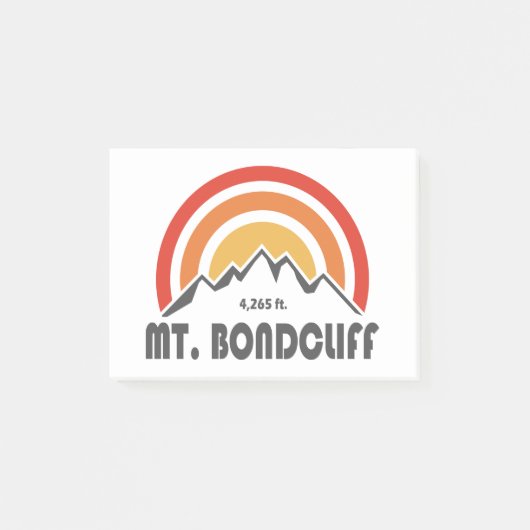 Bondcliff New Hampshire Post-it Klebezettel (Vorderseite)
