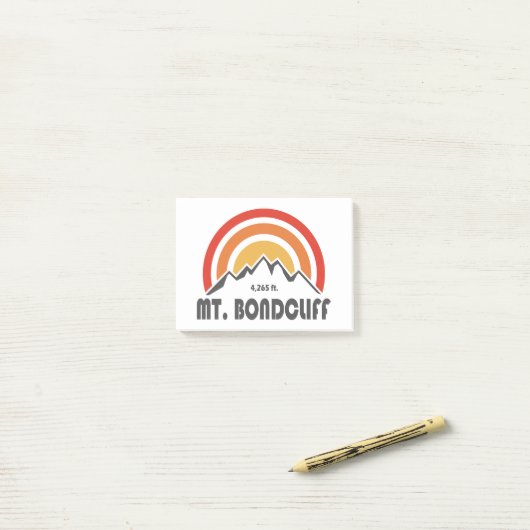 Bondcliff New Hampshire Post-it Klebezettel (Auf Schreibtisch)