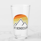 Bondcliff New Hampshire Retro Glas (Vorderseite)