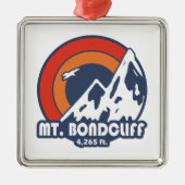 Bondcliff New Hampshire Sun Eagle Ornament Aus Metall (Vorne)