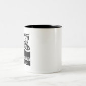 bondi 10 Strand-Surferfreier raum Zweifarbige Tasse (Mittel)