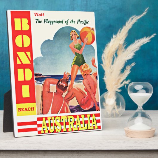 Bondi Beach, Australia, Fotoplatte (Seite)