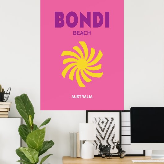 Bondi Beach Australia Poster (Heimbüro)