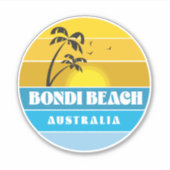 Bondi Beach Australien Aufkleber (Vorderseite)