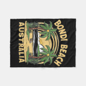 Bondi Beach Australien Fleecedecke (Vorderseite (Horizontal))