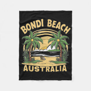 Bondi Beach Australien Fleecedecke