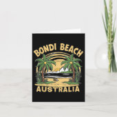 Bondi Beach Australien Karte (Vorderseite)