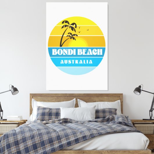 Bondi Beach Australien Leinwanddruck (Insitu (Schlafzimmer))