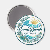Bondi Beach Australien Magnet (Vorderseite/Rückseite)