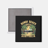 Bondi Beach Australien Magnet (Vorderseite/Rückseite)