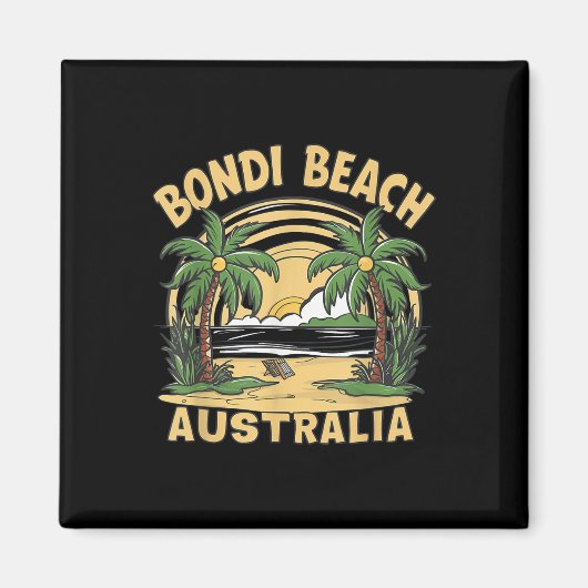 Bondi Beach Australien Magnet (Vorne)