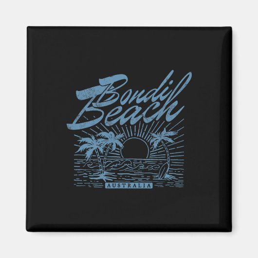 Bondi Beach Australien Not Surf Beach Magnet (Vorne)