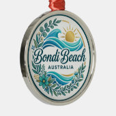 Bondi Beach Australien Ornament Aus Metall (Rechts)