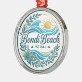 Bondi Beach Australien Ornament Aus Metall (Links)