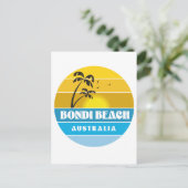 Bondi Beach Australien Postkarte (Stehend Vorderseite)
