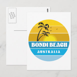 Bondi Beach Australien Postkarte
