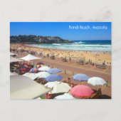 Bondi Beach, Australien, Quote Holiday Postcard Postkarte (Vorderseite)