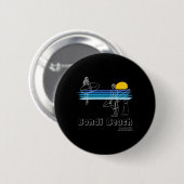 Bondi Beach Australien, Surferstrand Surfer-Typ Mi Button (Vorne & Hinten)
