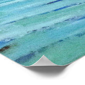 Bondi Beach Icebergs..Meine Fahne ist blau Poster (Ecke)