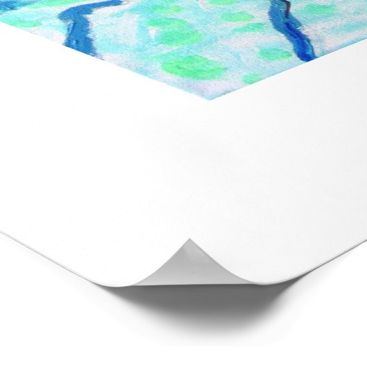 Bondi Beach Icebergs Poster (Ecke)